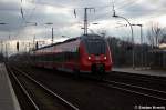 442 228/728 DB Regio AG - Region Bayern  S-Bahn Nrnberg  auf Testfahrt in Priort in Richtung Hennigsdorf(b Berlin) unterwegs. 25.01.2012
