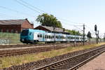 ET 4.22 (1429 532-3) ERB - Eurobahn in Großwudicke und fuhr weiter in Richtung Stendal.