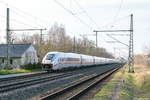 DB Fernverkehr AG/651866/412-008-3-als-ice-603-von 412 008-3 als ICE 603 von Hamburg-Altona nach München Hbf in Friesack. 30.03.2019