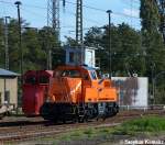 261 301-6 northrail GmbH fr DeltaRail GmbH stand in Frankfurt(Oder) und hatte auf eine 646er gewartet. 13.10.2012
