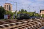 151 124-5 SRI Rail Invest GmbH fr EGP - Eisenbahngesellschaft Potsdam mbH stand in Berlin Greifswalder Strae abgestellt. 15.06.2013