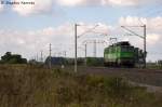 142 103-1 EGP - Eisenbahngesellschaft Potsdam mbH kam als Lz durch Vietznitz und fuhr in Richtung Wittenberge weiter. Einen sehr netten Gru an den Tf! 13.09.2013