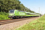 locomore/706342/193-865-3-mrce---mitsui-rail 193 865-3 MRCE - Mitsui Rail Capital Europe GmbH mit dem Flixtrain (FLX76340) von Berlin Südkreuz nach Köln Hbf in Nennhausen am 23.07.2020. Das war der erste Flixtrain von Berlin nach Köln gewesen, nach der Corona Pause. Die  BahnTouristikExpress (BTE) ist nicht mehr der Partner von Flixtrain sondern die SVG (Schienenverkehrsgesellschaft mbH) für den Flixtrain Berlin - Köln.
