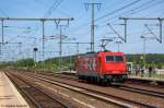 185 603-8 Alpha Trains für HGK - Häfen und Güterverkehr Köln AG [HGK 2061] als Lz in Golm und fuhr in Richtung Priort weiter. 14.05.2012