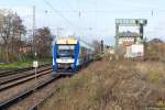 harz-elbe-express-hex/466043/vt-809-648-287-0-hex-- VT 809 (648 287-0) HEX - Harz-Elbe-Express als HEX11 (HEX 80142) von Magdeburg Hbf nach Halberstadt in Magdeburg-Buckau. 20.11.2015