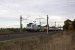 ITL Eisenbahn GmbH/299398/37028-akiem-fuer-evtl-itl-- 37028 akiem fr evtl. ITL - Eisenbahngesellschaft mbH mit einem Containerzug in Vietznitz und fuhr in Richtung Wittenberge weiter. 14.10.2013
