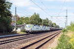 ITL Eisenbahn GmbH/624564/193-891-9-michael--193-784-6 193 891-9 'Michael' & 193 784-6 ITL - Eisenbahngesellschaft mbH mit der Wagenlok 193 894-3 und einem Getreidezug in Friesack und fuhren weiter in Richtung Nauen. 18.08.2018