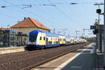 RE2 (ME 82816) von Göttingen nach Hamburg Hbf in Bienenbüttel und geschoben hatte die 146 535-0.