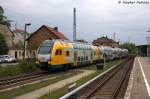 ET 445.102 (445 102-7) ODEG - Ostdeutsche Eisenbahn GmbH als RE2 (RE 37368) von Wittenberge nach Cottbus in Knigs Wusterhausen. 14.05.2013