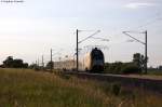 ET 445.115  Eberswalde  (445 115-9) ODEG - Ostdeutsche Eisenbahn GmbH als RE2 (RE 83982) von Wismar nach Cottbus in Vietznitz. Netten Gruß zurück! 17.06.2014