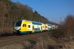 ET 445.109 (445 109-2) ODEG - Ostdeutsche Eisenbahn GmbH als RE4 (RE 79516) von Ludwigsfelde nach Rathenow in Nennhausen. 19.02.2015