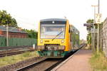 VT 650.739  Bad Saarow  (650 739-5) ODEG - Ostdeutsche Eisenbahn GmbH als RB34 (RB 63918) von Stendal nach Rathenow in Großwudicke. 07.06.2018
