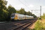 ET 445.104 (445 104-3) ODEG - Ostdeutsche Eisenbahn GmbH als ODEG-Sonderzug in Friesack und fuhr weiter in Richtung Nauen.