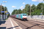 verkehrsbetriebe-peine-salzgitter-gmbh-vps-2/514419/e-186-243-5270-001-8- E 186 243 (5270 001-8) & E 186 248 (5270 002-6) VPS - Verkehrsbetriebe Peine-Salzgitter GmbH mit einem Falns Ganzzug in Bienenbüttel und fuhren weiter in Richtung Uelzen. 19.08.2016