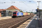 482 049-4 SBB Cargo für METRANS Rail (Deutschland) GmbH mit einem Containerzug in Bienenbüttel und fuhr weiter in Richtung Lüneburg. 05.09.2017