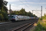 METRANS Rail s.r.o./624568/386-020-2-metrans-rail-sro-mit 386 020-2 METRANS Rail s.r.o. mit einem Containerzug in Friesack und fuhr weiter in Richtung Nauen. 18.08.2018