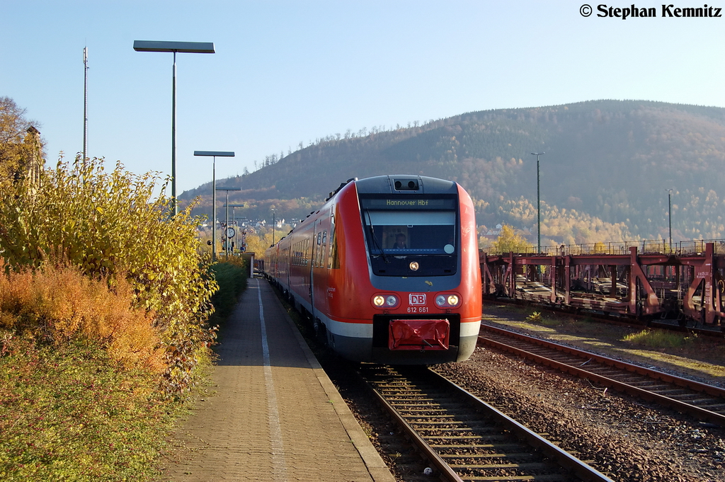 612 161/661 & 612 014/514 als RE4 (RE 3610) von Halle(Saale) Hbf nach Hannover Hbf in Oker. 01.11.2011
