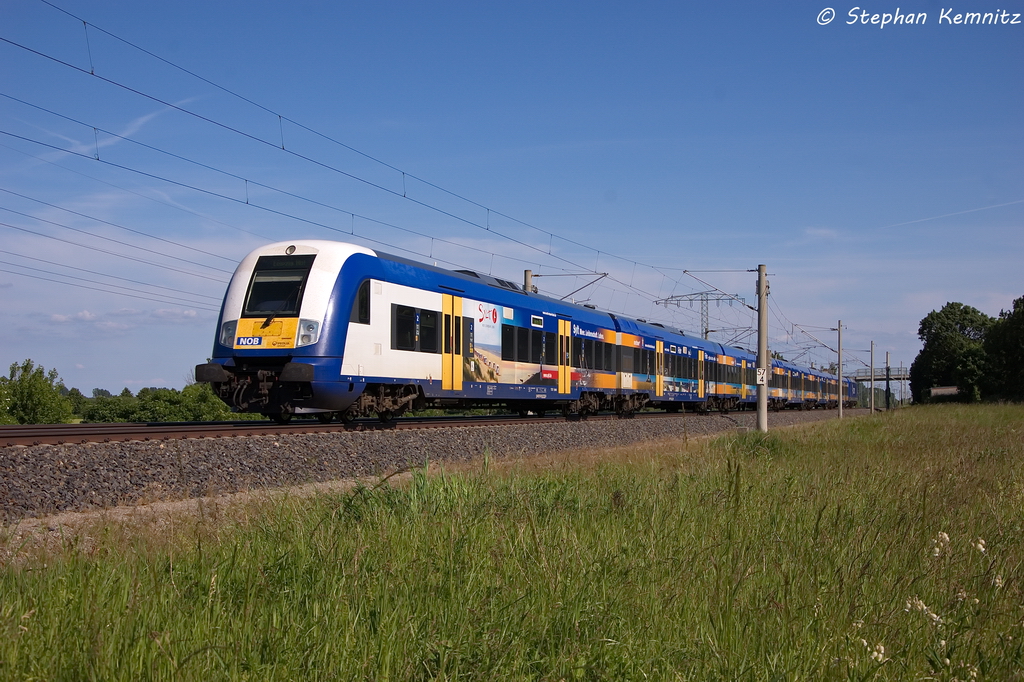 InterConnex X 68904 von Warnemnde nach Leipzig Hbf in Vietznitz und gezogen hatte die 146 521-0. 06.06.2013