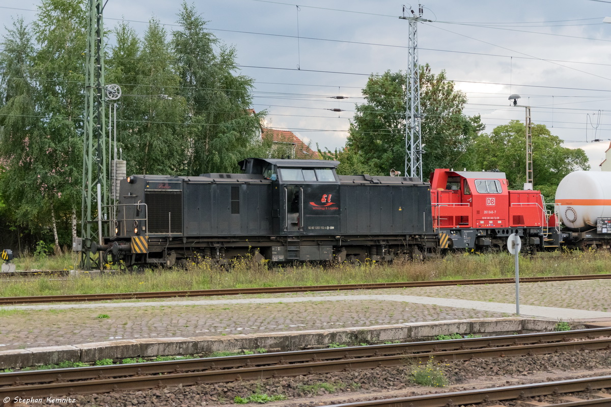 203 152-4 Rail Cargo Carrier - Germany GmbH beim rangieren in Stendal. 25.09.2015