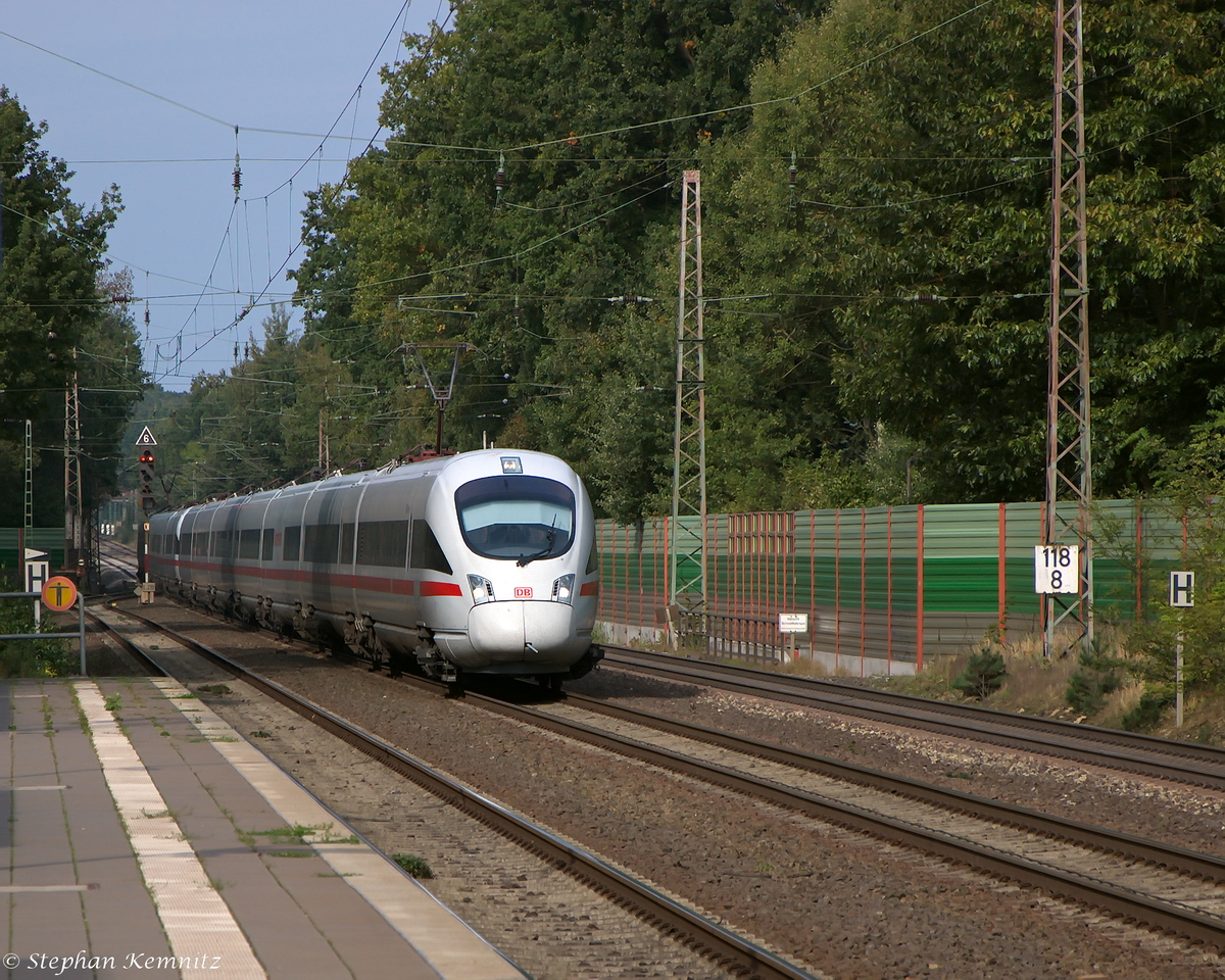 411 017-7  Erlangen  und eine weitere 411er als ICE 2905 für ICE 789 von Hamburg-Altona nach München Hbf in Bienenbüttel. 29.09.2014