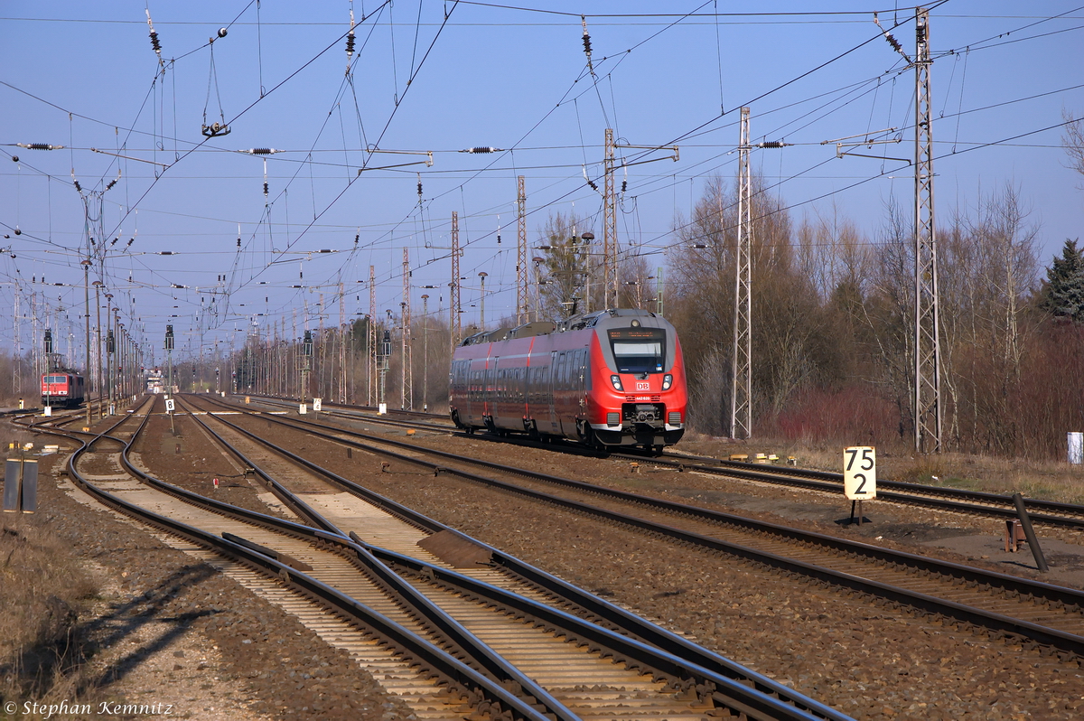 442 620-1 als RB21 (RB 18666) von Potsdam Griebnitzsee nach Wustermark in Priort. 26.02.2015