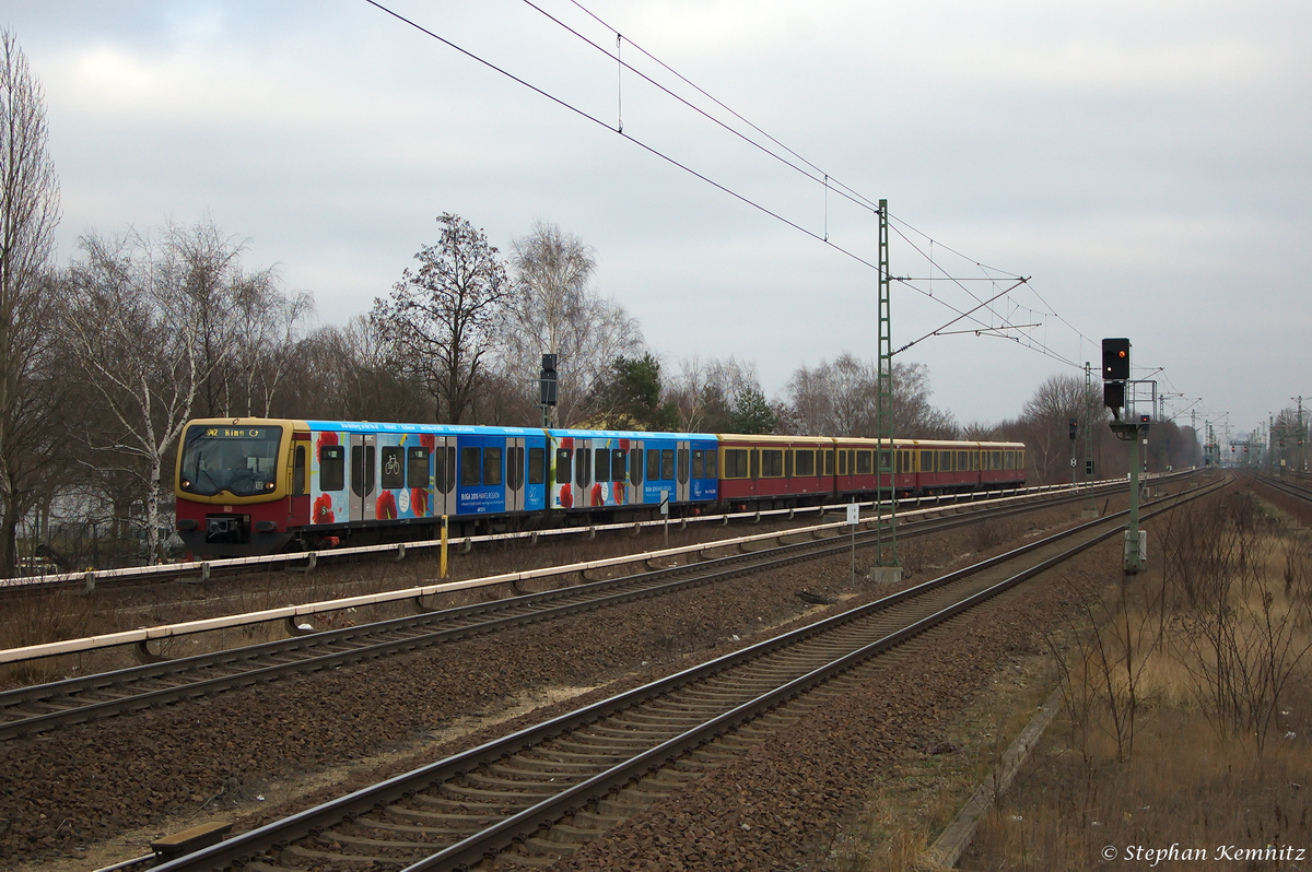 481 333-3  Buga 2015 Havelregion  S-Bahn Berlin als S42 (S 42141) Ring ↺, bei der Einfahrt in Berlin Jungfernheide. 24.01.2015