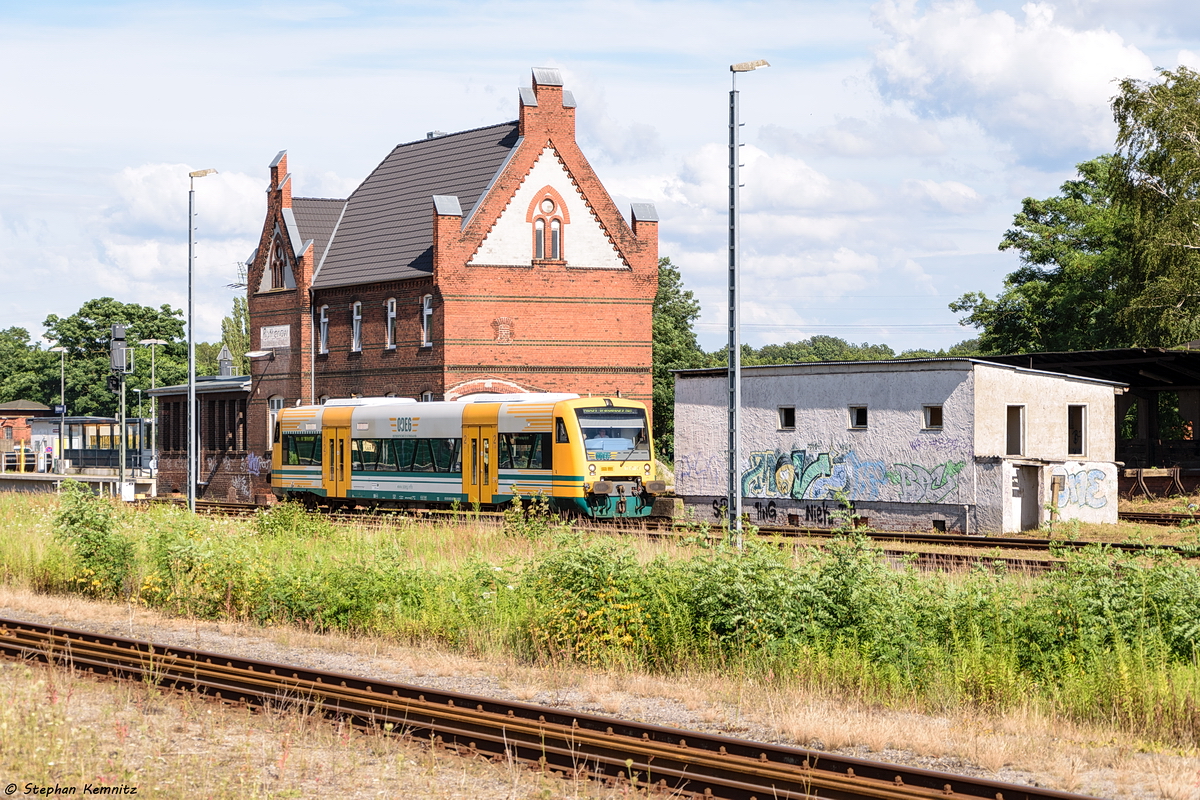 VT 650.87 (650 087-9) ODEG - Ostdeutsche Eisenbahn GmbH als RB51 (RB 68863) von Rathenow nach Brandenburg Hbf, bei der Ausfahrt aus Rathenow. 23.07.2017
