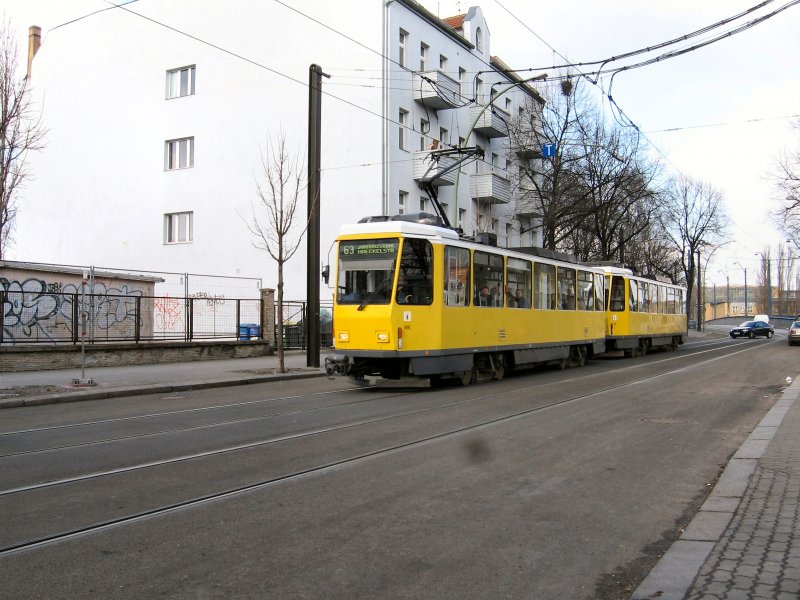 Doppeltraktion T6A in Sch�neweide, Linienverkehr 2006