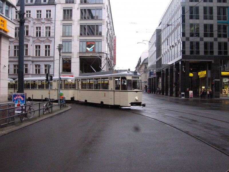 REKO-Zug biegt in die Friedrichstra�e ein, Themenfahrt 2007