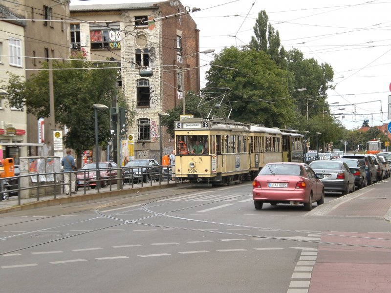 T24/B24 + Bw 808 an der Haltestelle S-Bhf K�penick, Berlin 9. August 2009