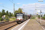 X4 E - 600 (193 600-4) MRCE - Mitsui Rail Capital Europe GmbH für DB Cargo und eine weitere 193er mit dem leer Erzzug von Ziltendorf nach Hamburg, bei der Durchfahrt in Brandenburg Havel.