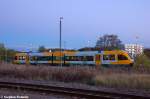 VT 646.040 (646 040-5) ODEG - Ostdeutsche Eisenbahn GmbH als OE51 (OE 68983) von Rathenow nach Brandenburg Hbf in Rathenow. 28.10.2012