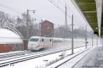 402 014-5  Hamm (Westfalen)  als ICE 942 von Berlin Ostbahnhof nach Kln/Bonn Flughafen in Rathenow. 10.03.2013