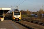 ET 445.109 (445 109-2) ODEG - Ostdeutsche Eisenbahn GmbH als RE4 (RE 84023) von Rathenow nach Jüterbog in Rathenow. 07.11.2014