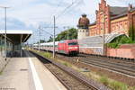 101 130-3 mit dem ICE 1071 von Berlin Ostbahnhof nach Frankfurt(Main)Hbf in Rathenow.