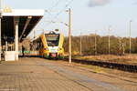 VT 646.045 (646 045-4) ODEG - Ostdeutsche Eisenbahn GmbH als RB34 (RB 63913) von Rathenow nach Stendal in Rathenow.