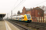 3462 616-8 ODEG - Ostdeutsche Eisenbahn GmbH in Rathenow und fuhr weiter in Richtung Wustermark.