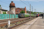 193 875-2 BRCE - Beacon Rail Capital Europe für Flixtrain, mit dem Flixtrain (FLX 1232) von Berlin Hbf nach Köln Hbf, in Rathenow.