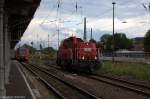 261 064-0 DB Schenker Rail Deutschland AG in Stendal und war auf dem Weg zur Tankstelle gewesen. 14.08.2014