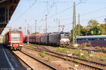 X4 E - 610 (193 610-3) & X4 E - 608 (193 608-7) MRCE - Mitsui Rail Capital Europe GmbH für DB Cargo mit dem Ganzzug GM 60104 von Ziltendorf EKO nach Hamburg Hansaport in Stendal.