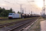 185 637-6 Railpool GmbH für CTL Logistics GmbH mit dem Kesselzug DGS 95317 in Stendal Richtung Magdeburg.