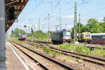 X4 E - 603 (193 603-8) MRCE - Mitsui Rail Capital Europe GmbH für boxXpress.de GmbH kam solo durch Stendal und fuhr weiter in Richtung Salzwedel. 26.05.2017