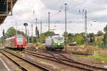 193 240-9 ELL - European Locomotive Leasing für SETG - Salzburger Eisenbahn TransportLogistik GmbH, beim umsetzen in Stendal.