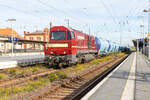 273 008-3 Cargo Logistik Rail-Service GmbH mit einem Kesselzug  Ethanol (Ethylalkohol) oder Ethanol-Lösung  in Stendal.