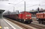 298 309-6 DB Schenker Rail Deutschland AG hatte einen Eas Ganzzug nach Knigs Wusterhausen gebracht. Diesen Zug hatte, dann eine 155er bernommen. 08.03.2013