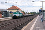203 127-6 LDS GmbH Logistik, Dienstleistungen & Service mit einem Güterzug in Bienenbüttel und fuhr weiter in Richtung Lüneburg.