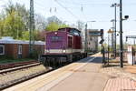 202 484-2 (203 229-0) CLR - Cargo Logistik Rail-Service GmbH kam solo durch Uelzen.