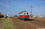 br-1232-v-300/231215/232-409-3-db-schenker-rail-deutschland 232 409-3 DB Schenker Rail Deutschland AG kam als Lz durch Satzkorn gefahren und fuhr in Richtung Golm weiter. 19.10.2012