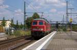 232 601-5 DB Schenker Rail Deutschland AG fuhr solo durch den Brandenburger Hbf und war auf dem Weg nach Brandenburg Altstadt gewesen.