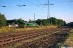 266 005-8 EGP - Eisenbahngesellschaft Potsdam mbH mit einem Sps Ganzzug in Satzkorn und fuhr nach paar Zug berholungen weiter in Richtung Priort weiter. 04.09.2012